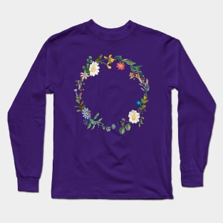 Floral Ring Long Sleeve T-Shirt